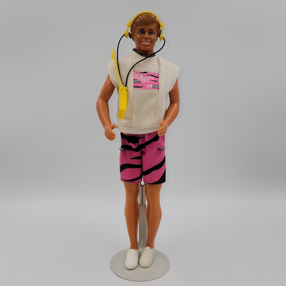 Vtg Ken Barbie Doll 80's Light Brown Hair Twist Waist Bendable Knee #3215 Beach